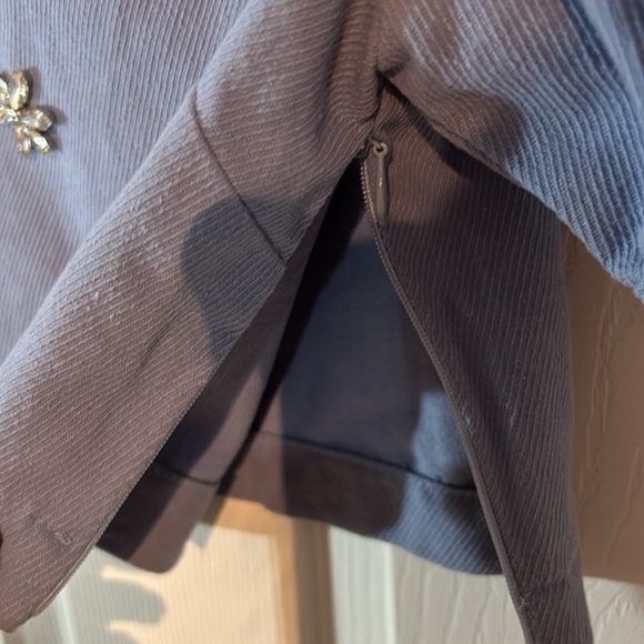 NWT En Saison Bijou Crop Top Blue Size medium - Picture 6 of 13